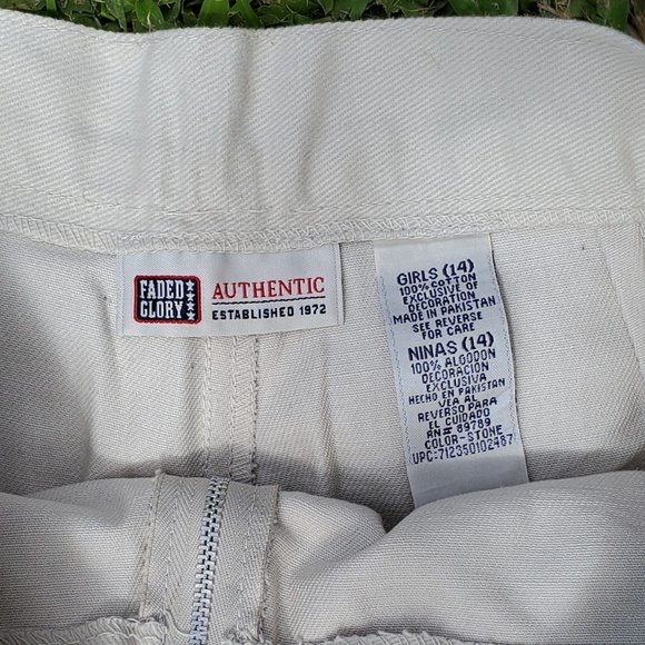 Khaki/Beige Faded Glory Skort - Picture 4 of 4